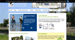 Desktop Screenshot of clubhippique-havredevie.com